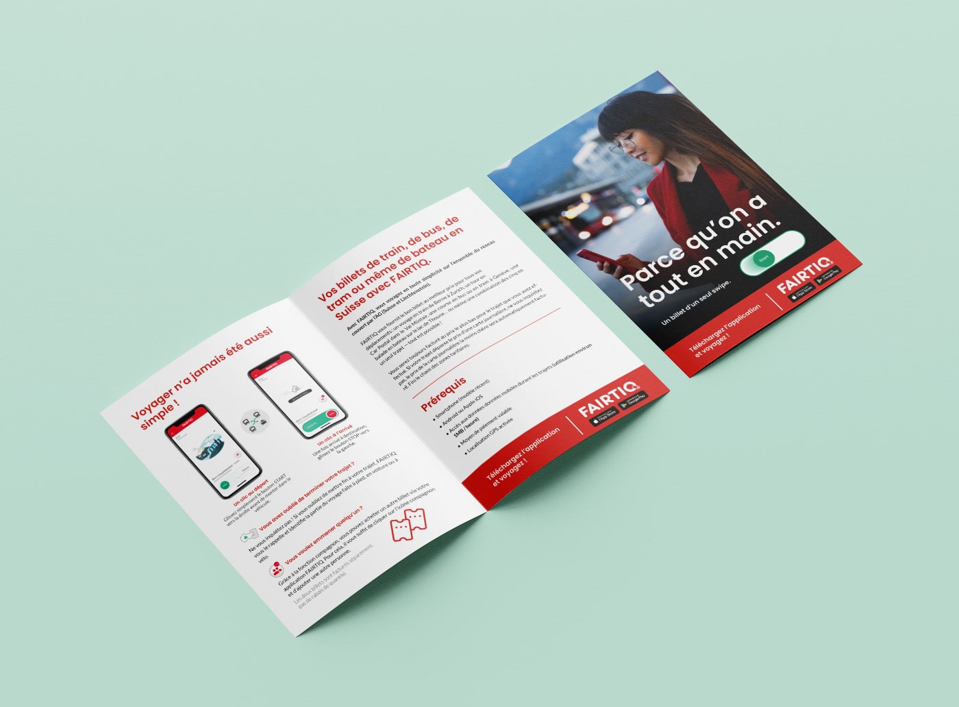 Aperçu d'un flyer FAIRTIQ