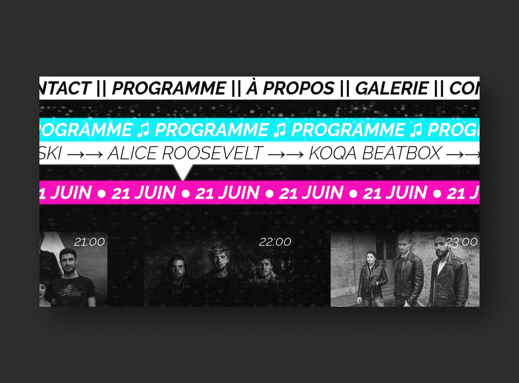 Aperçu du programme