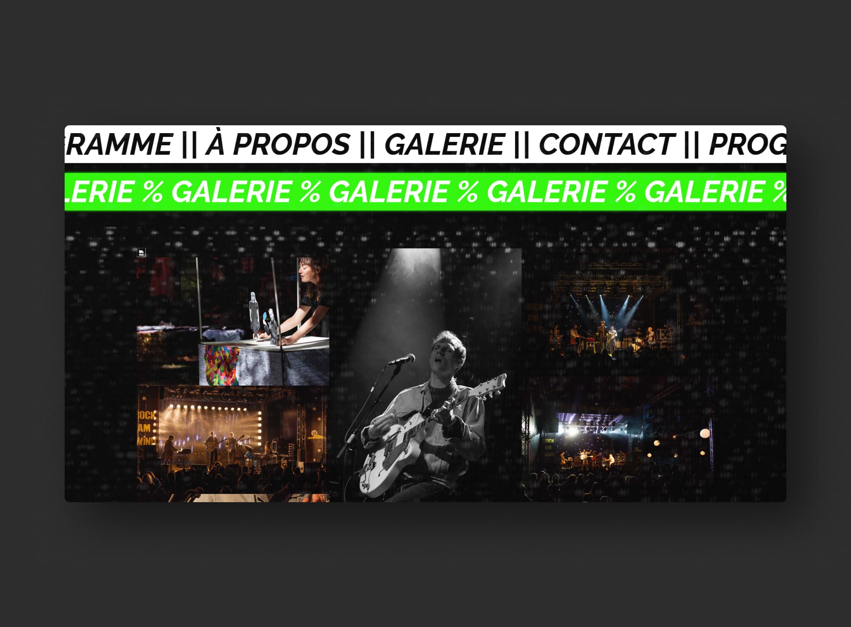 Galerie du faux site